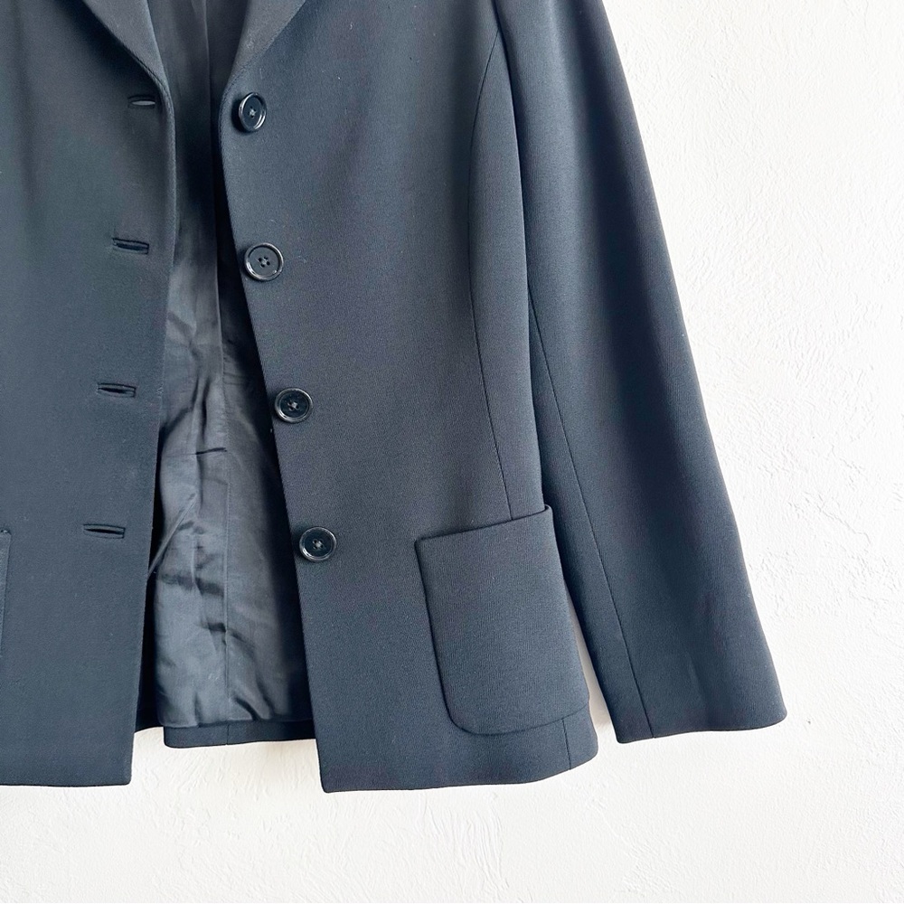 Ralph Lauren Women's Elegant Black Suit Blazer Jacket size 4 - Picture 4 of 8